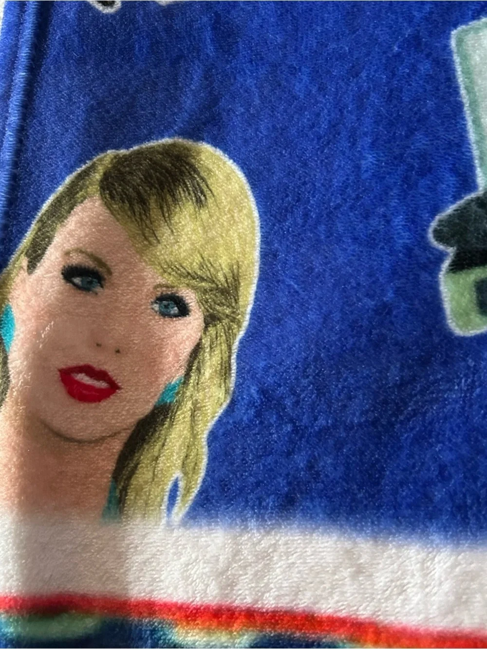 Swiftie Themed Plush Throw Blanket Cruel Summer Lover Songs 1989 Soft Cozy Music